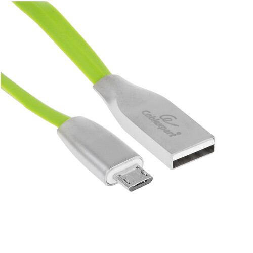 Купить Кабель круглый Cablexpert micro USB - USB 2.0 Type-A зеленый 1 м  5485499. Характеристики, отзывы и цены в Донецке