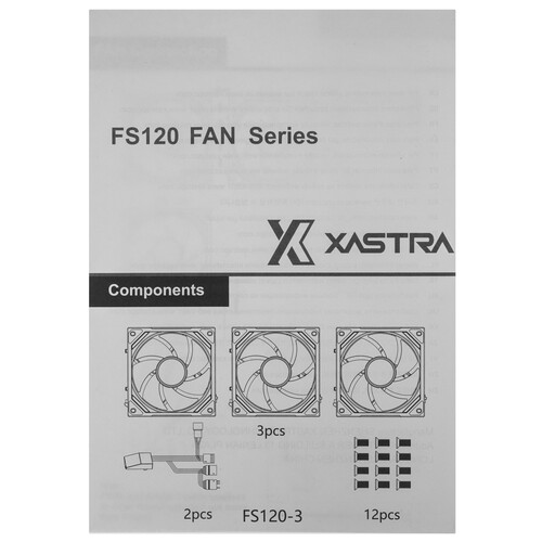 Купить Реверсный вентилятор XASTRA FS120W ARGB reverse [FS120-1WA-SRX-GL] белый  9281001. Характеристики, отзывы и цены в Донецке