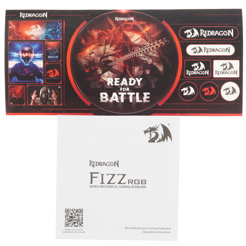 Купить Клавиатура  проводная Redragon Fizz  9225977. Характеристики, отзывы и цены в Донецке