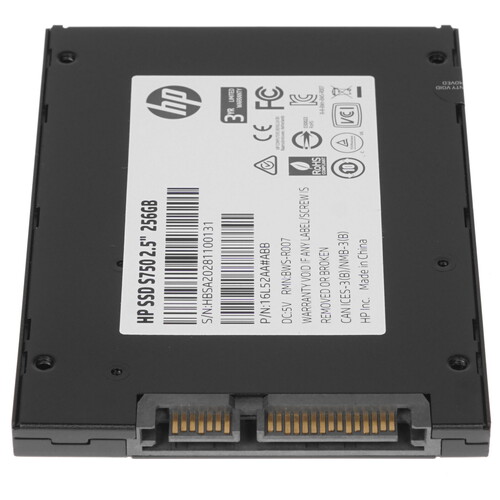 Купить 256 ГБ 2.5" SATA накопитель HP S750  1684076. Характеристики, отзывы и цены в Донецке