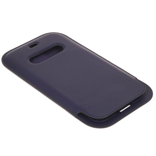 Купить Футляр  Apple Leather Sleeve with MagSafe для Apple iPhone 12/ 12 Pro фиолетовый  4813516. Характеристики, отзывы и цены в Донецке