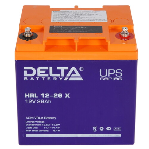 Купить Аккумуляторная батарея для ИБП Delta HRL 12-26 X  5335379. Характеристики, отзывы и цены в Донецке