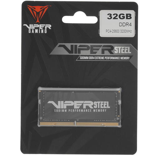 Купить Оперативная память SODIMM Patriot Viper Steel [PVS432G320C8S] 32 ГБ  5029629. Характеристики, отзывы и цены в Донецке