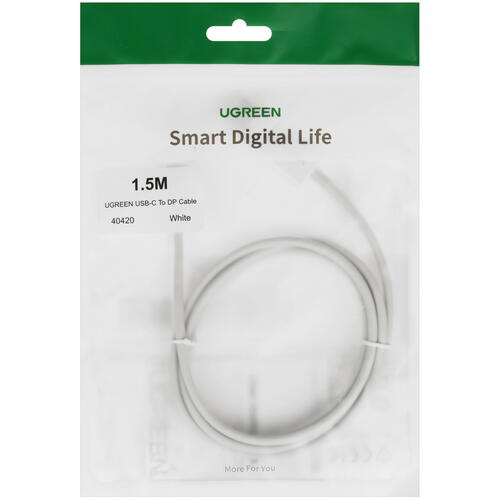 Купить Кабель однонаправленный Ugreen USB-C - DisplayPort, 1.5 м  5026943. Характеристики, отзывы и цены в Донецке