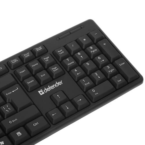 Купить Клавиатура+мышь  проводная  Defender Dakota C-270 черный  1265789. Характеристики, отзывы и цены в Донецке