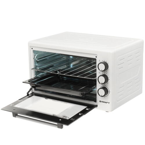 Купить Мини-печь Kraft KF-MO 3200 W белый  5333041. Характеристики, отзывы и цены в Донецке