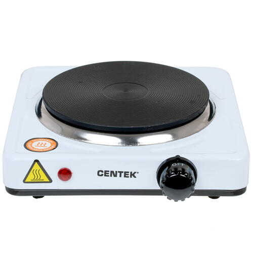 Купить Плита компактная электрическая Centek CT-1506 белый  1114258. Характеристики, отзывы и цены в Донецке