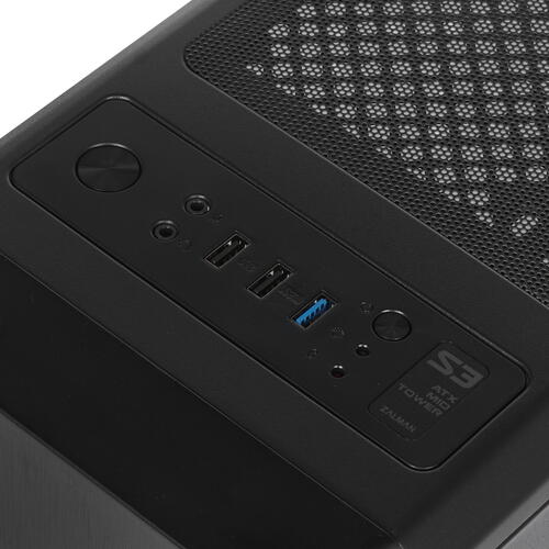 Купить Корпус ZALMAN S3  черный  1317343. Характеристики, отзывы и цены в Донецке