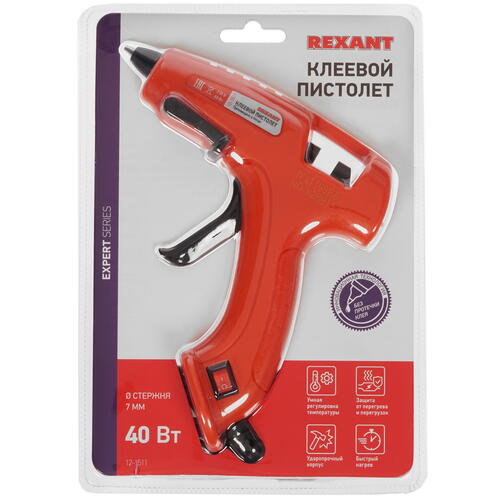 Купить Клеевой пистолет Rexant 12-1511  8169929. Характеристики, отзывы и цены в Донецке