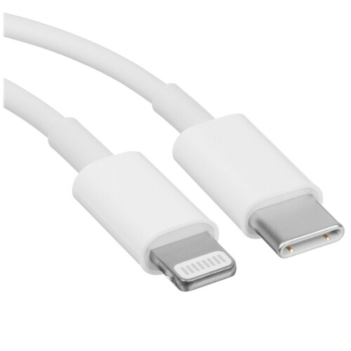 Купить Кабель круглый Apple Lightning 8-pin MFI - USB Type-C белый 1 м  5055882. Характеристики, отзывы и цены в Донецке