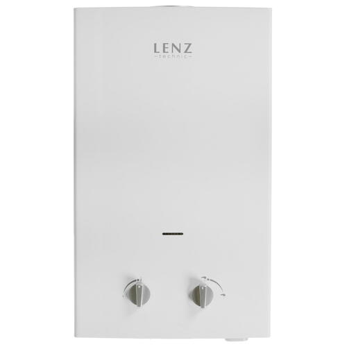 Купить Водонагреватель газовый Lenz Technic 10L WHITE  5321843. Характеристики, отзывы и цены в Донецке