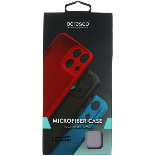 Купить Накладка  BoraSCO Microfiber Case для Samsung Galaxy A56 фиолетовый  5612633. Характеристики, отзывы и цены в Донецке