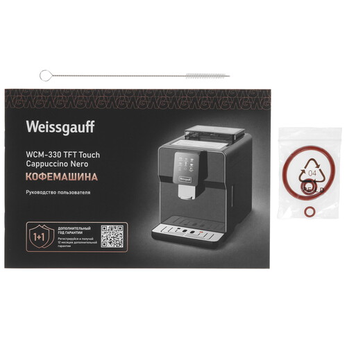 Купить Кофемашина автоматическая Weissgauff WCM-330 TFT Touch Cappuccino Nero черный  9259501. Характеристики, отзывы и цены в Донецке