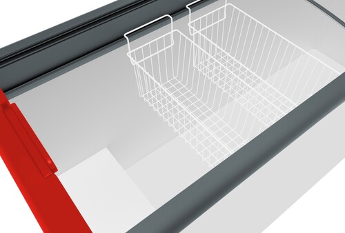 Купить Морозильный ларь Frostor Gellar FG 775 E белый, красный  9270281. Характеристики, отзывы и цены в Донецке