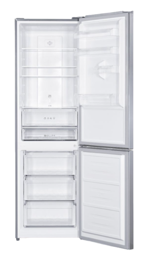 Купить Холодильник с морозильником   Harper RH5559B серебристый  9197174. Характеристики, отзывы и цены в Донецке