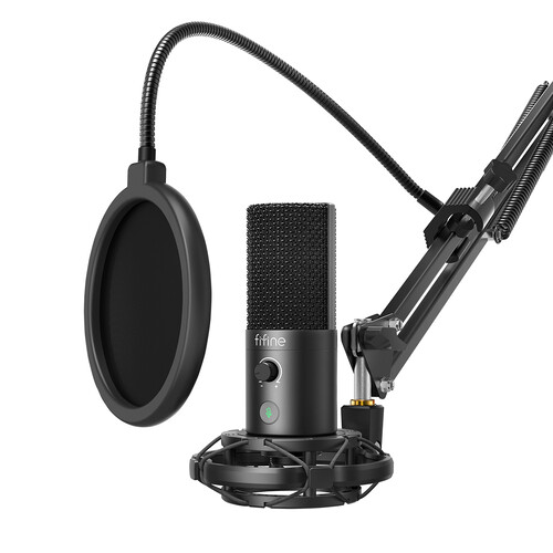 Купить Микрофонный комплект Fifine T669 NEO черный  5476307. Характеристики, отзывы и цены в Донецке