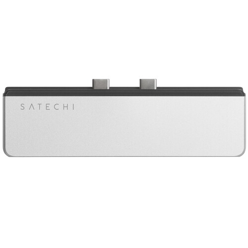 Купить Док-станция Satechi Dual USB-C Hub For Surface Pro 9 серебристый  5470200. Характеристики, отзывы и цены в Донецке
