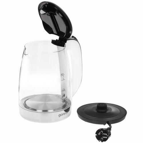 Купить Электрочайник Gorenje K17GLBWGOR черный  9908990. Характеристики, отзывы и цены в Донецке