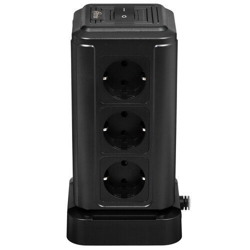 Купить Сетевой фильтр Ritmix RM-2124 черный  9133310. Характеристики, отзывы и цены в Донецке