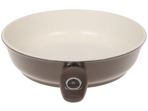 Купить Сковорода Vari Fresco Ceramica G31124, 24 см коричневый  1267293. Характеристики, отзывы и цены в Донецке