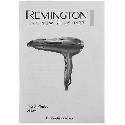 Купить Фен Remington D5220 черный/серебристый  5077176. Характеристики, отзывы и цены в Донецке