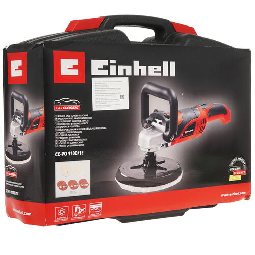 Купить Полировальная машина Einhell CC-PO 1100/1 E  5311653. Характеристики, отзывы и цены в Донецке