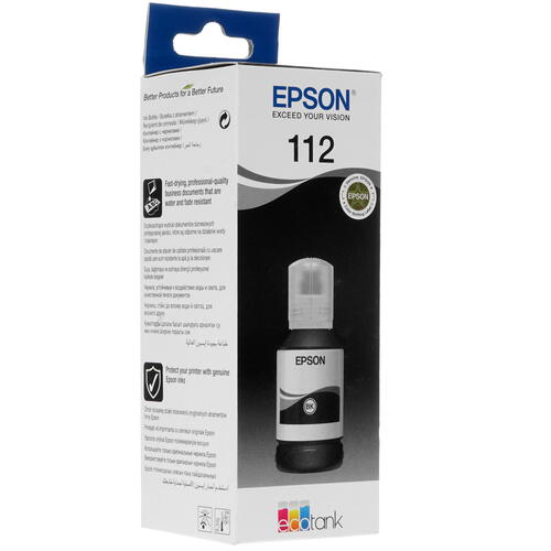 Купить Чернила пигментные Epson 112 [C13T06C14A] матовый черный  1691501. Характеристики, отзывы и цены в Донецке