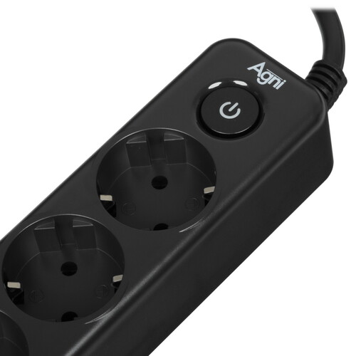 Купить Сетевой фильтр AGNI TP-FD3E черный  9289345. Характеристики, отзывы и цены в Донецке