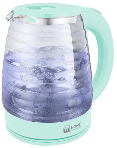 Купить Электрочайник HOME ELEMENT HE-KT2307 зеленый  9091610. Характеристики, отзывы и цены в Донецке