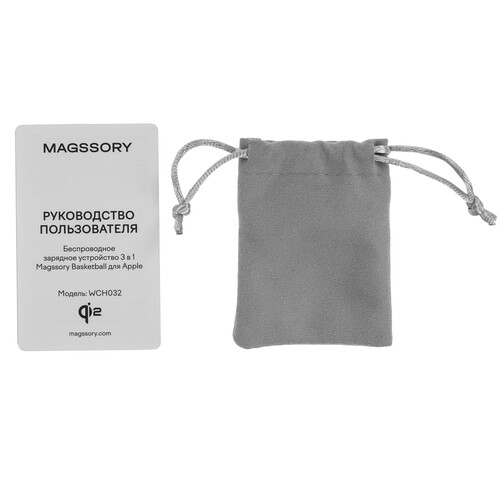 Купить Беспроводное зарядное устройство Magssory Basketball серебристый  9308943. Характеристики, отзывы и цены в Донецке