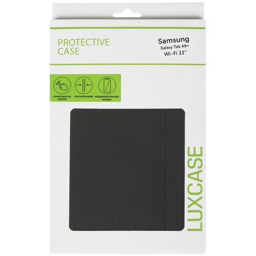 Купить Чехол-книжка LuxCase для Samsung Galaxy Tab A9+ черный  5609767. Характеристики, отзывы и цены в Донецке