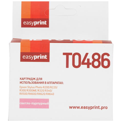 Купить Картридж EasyPrint IE-T0486 светло-пурпурный  4823241. Характеристики, отзывы и цены в Донецке