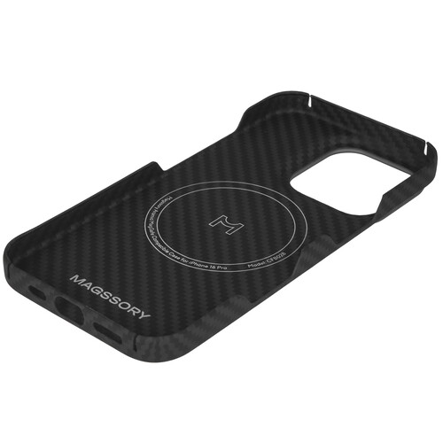 Купить Накладка  Magssory Aramid Case для Apple iPhone 16 Pro черный  5617799. Характеристики, отзывы и цены в Донецке