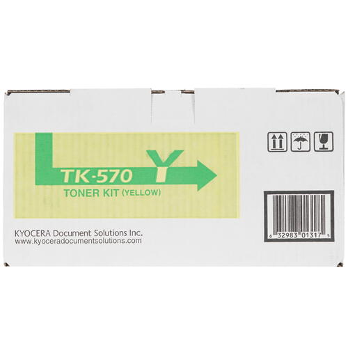 Купить Картридж лазерный Kyocera TK-570Y желтый, с чипом  7974100. Характеристики, отзывы и цены в Донецке
