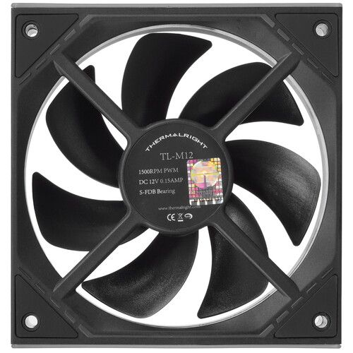 Купить Вентилятор Thermalright TL-M12  черный  5615578. Характеристики, отзывы и цены в Донецке