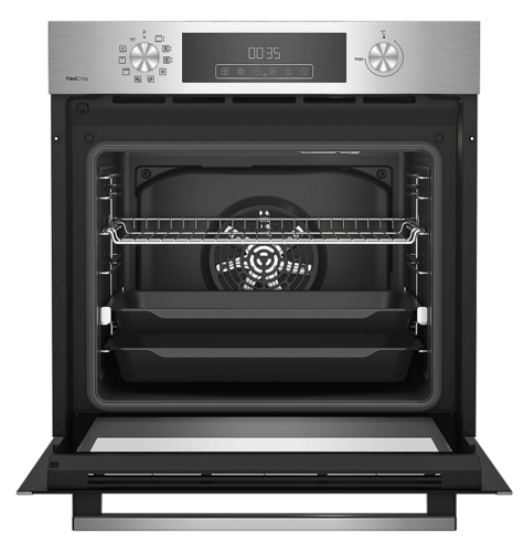 Купить Электрический духовой шкаф Hotpoint HFE8 821 H IX серебристый  9313182. Характеристики, отзывы и цены в Донецке