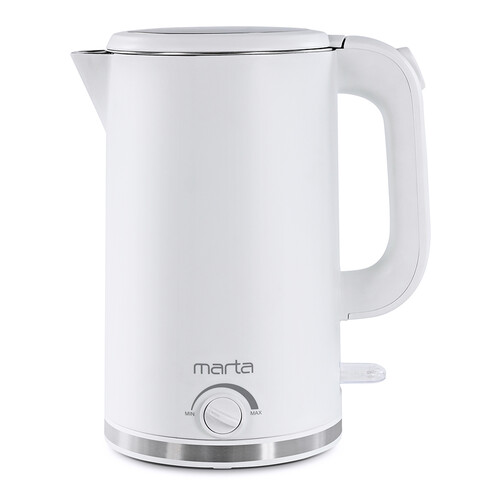 Купить Электрочайник MARTA MT-4557 белый  5354220. Характеристики, отзывы и цены в Донецке