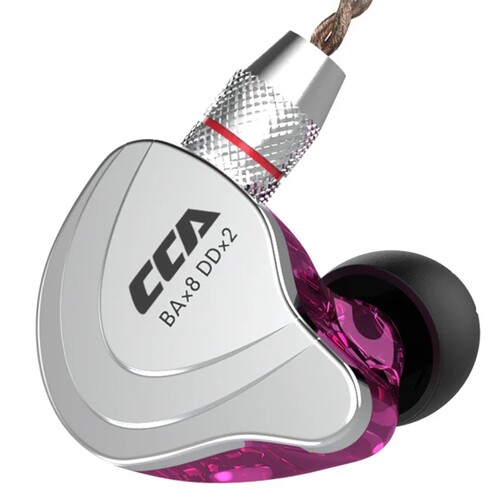 Купить Проводные наушники CCA C10 фиолетовый 2019  5605001. Характеристики, отзывы и цены в Донецке