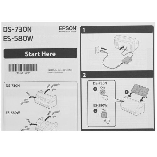 Купить Сканер Epson WorkForce DS-730N  9278780. Характеристики, отзывы и цены в Донецке