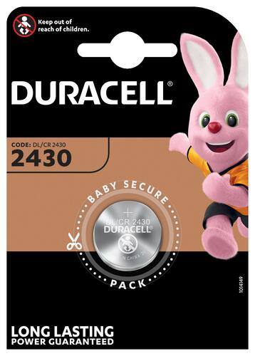 Купить Батарейка Duracell плоская / CR2430  1367914. Характеристики, отзывы и цены в Донецке