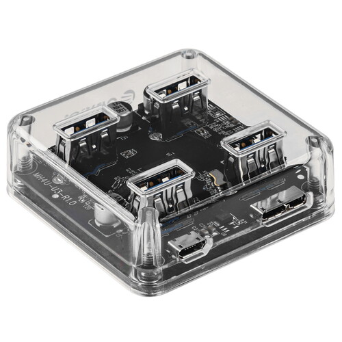 Купить USB-разветвитель ORICO MH4U-U3-10-CR-BP  5471144. Характеристики, отзывы и цены в Донецке
