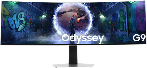 Купить 49" Монитор Samsung Odyssey OLED G9 G93SD S49DG932SI серебристый  5602948. Характеристики, отзывы и цены в Донецке