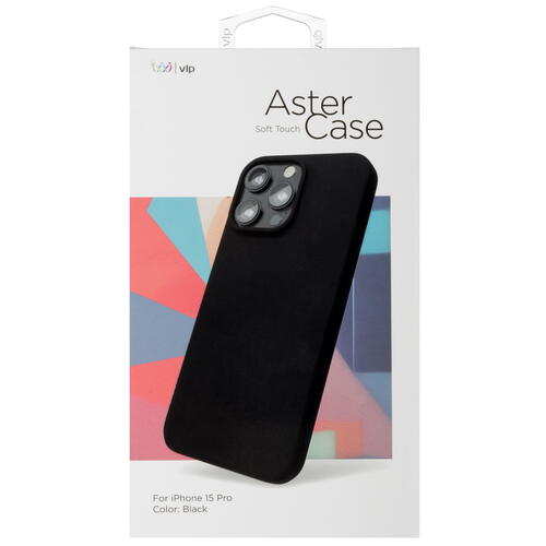 Купить Накладка  VLP Aster Case для Apple iPhone 15 Pro черный  5460358. Характеристики, отзывы и цены в Донецке