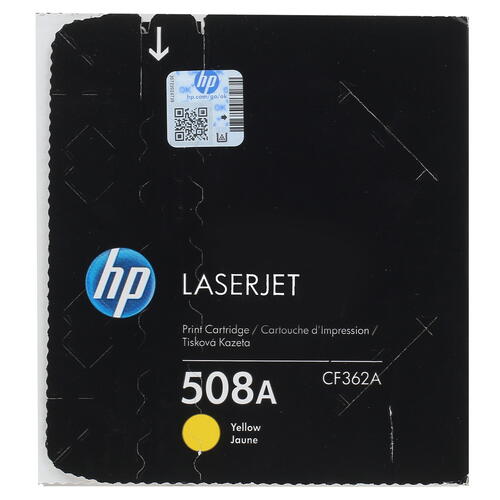 Купить Картридж лазерный HP 508A (CF362A) желтый  7946801. Характеристики, отзывы и цены в Донецке