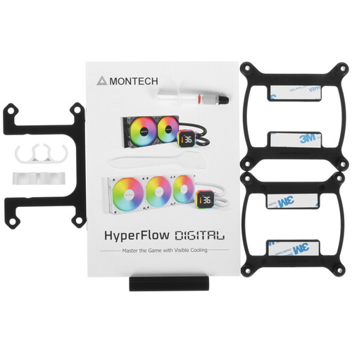 Купить Система охлаждения Montech HyperFlow Digital 360  белая  5633182. Характеристики, отзывы и цены в Донецке