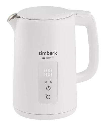 Купить Электрочайник Timberk T-EK21S02 белый  9079360. Характеристики, отзывы и цены в Донецке