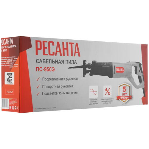 Купить Сабельная пила Ресанта ПС-950Э  9957963. Характеристики, отзывы и цены в Донецке