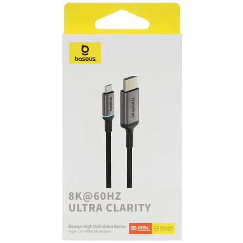 Купить Кабель однонаправленный Baseus USB Type-C - HDMI, 1.5 м  5492326. Характеристики, отзывы и цены в Донецке