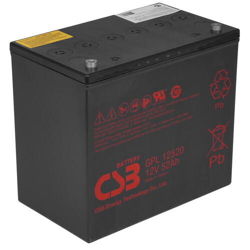 Купить Аккумуляторная батарея для ИБП CSB GPL 12520  9281119. Характеристики, отзывы и цены в Донецке