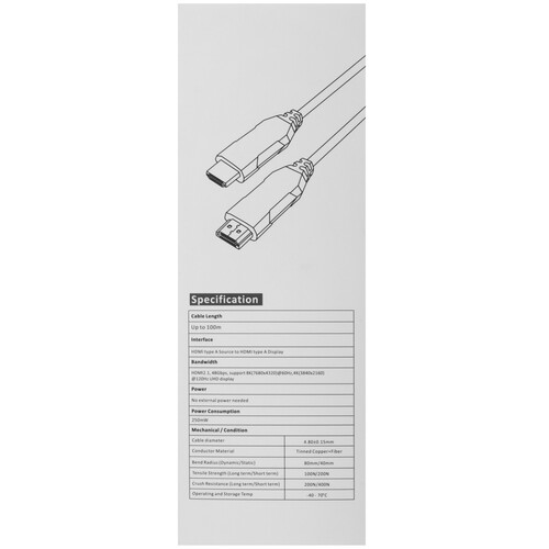 Купить Кабель однонаправленный iOpen HDMI - HDMI, 10 м  5471740. Характеристики, отзывы и цены в Донецке